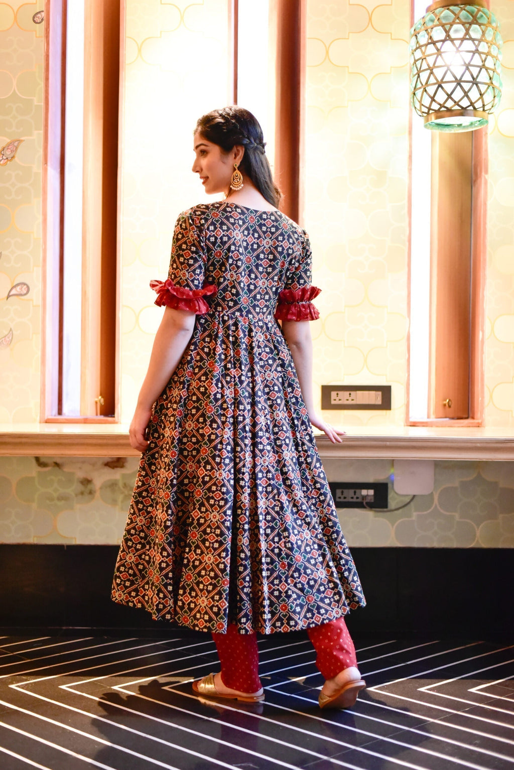 chandra Bagru cotton suit set