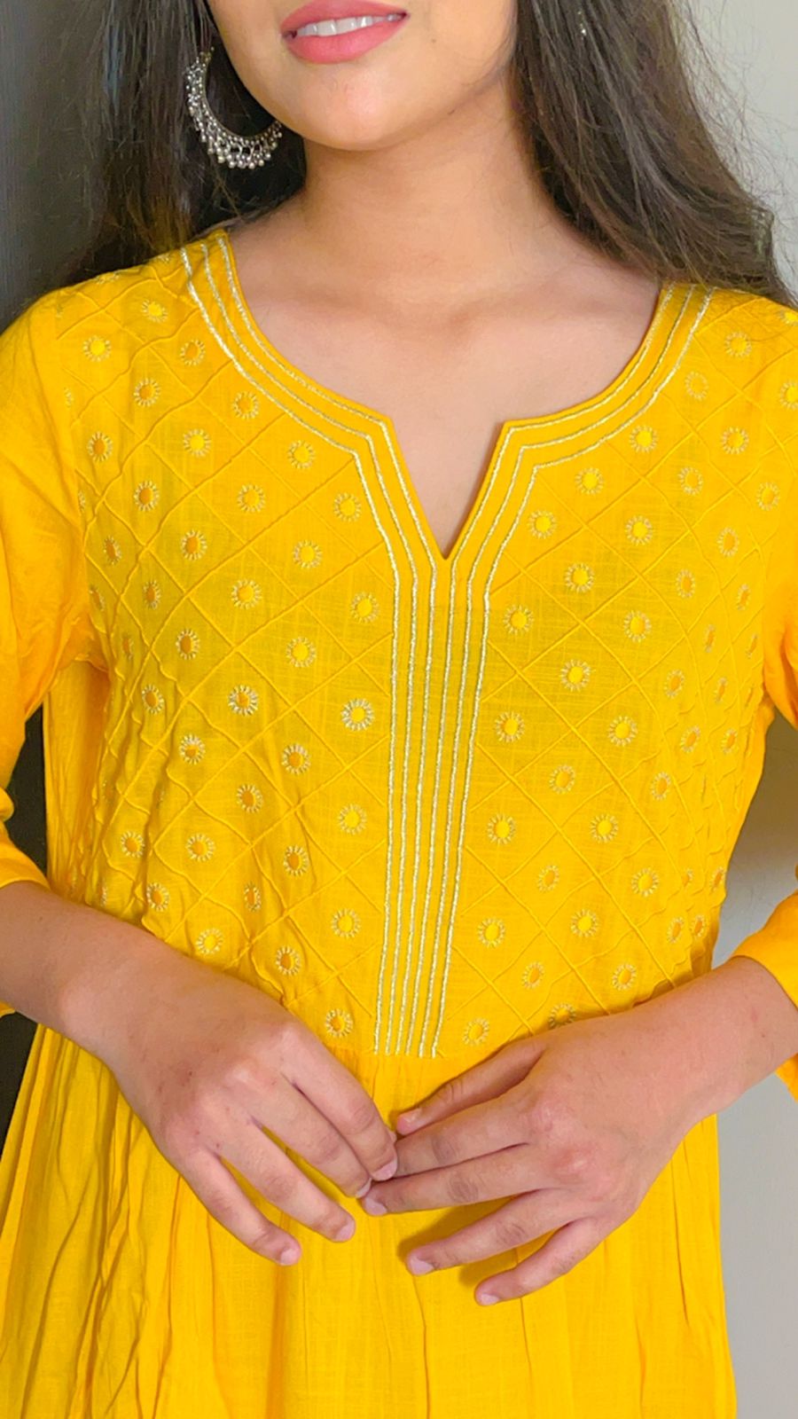 KesariyaVanity Embroidered Gown Suit - DEAL