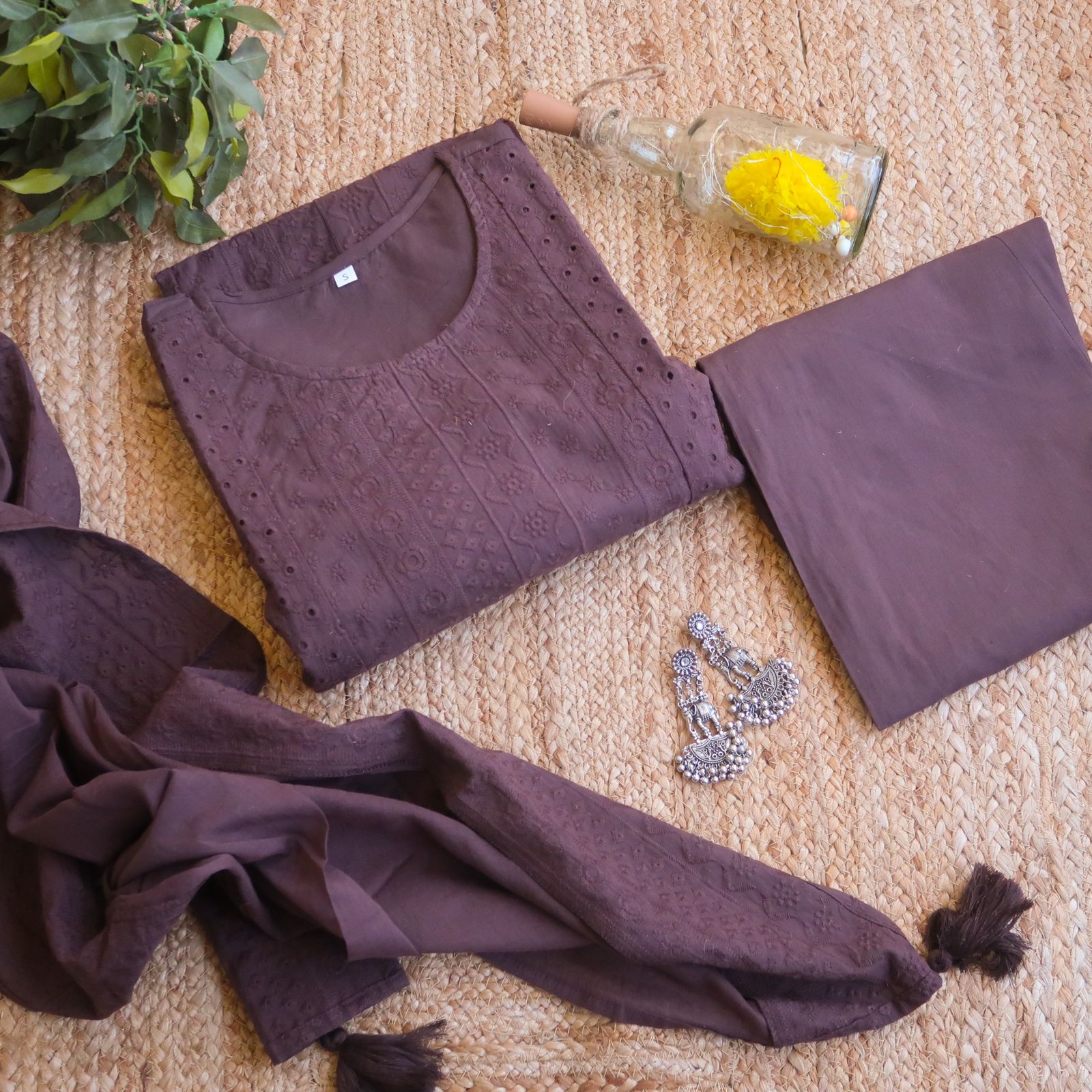 Kesariyavanity Cutwork Embroidered Festive Ready Suit Set - DEAL